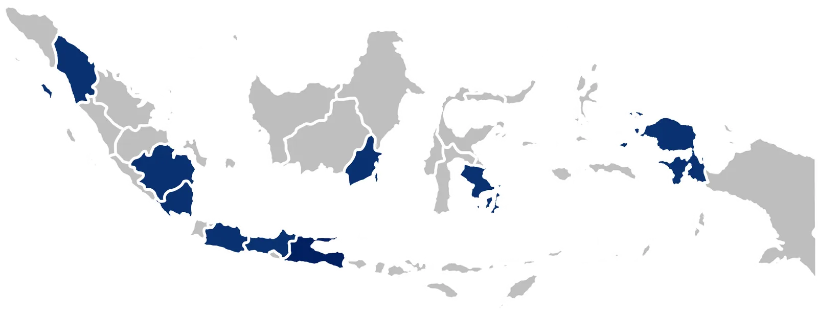 Peta distribusi Indonesia