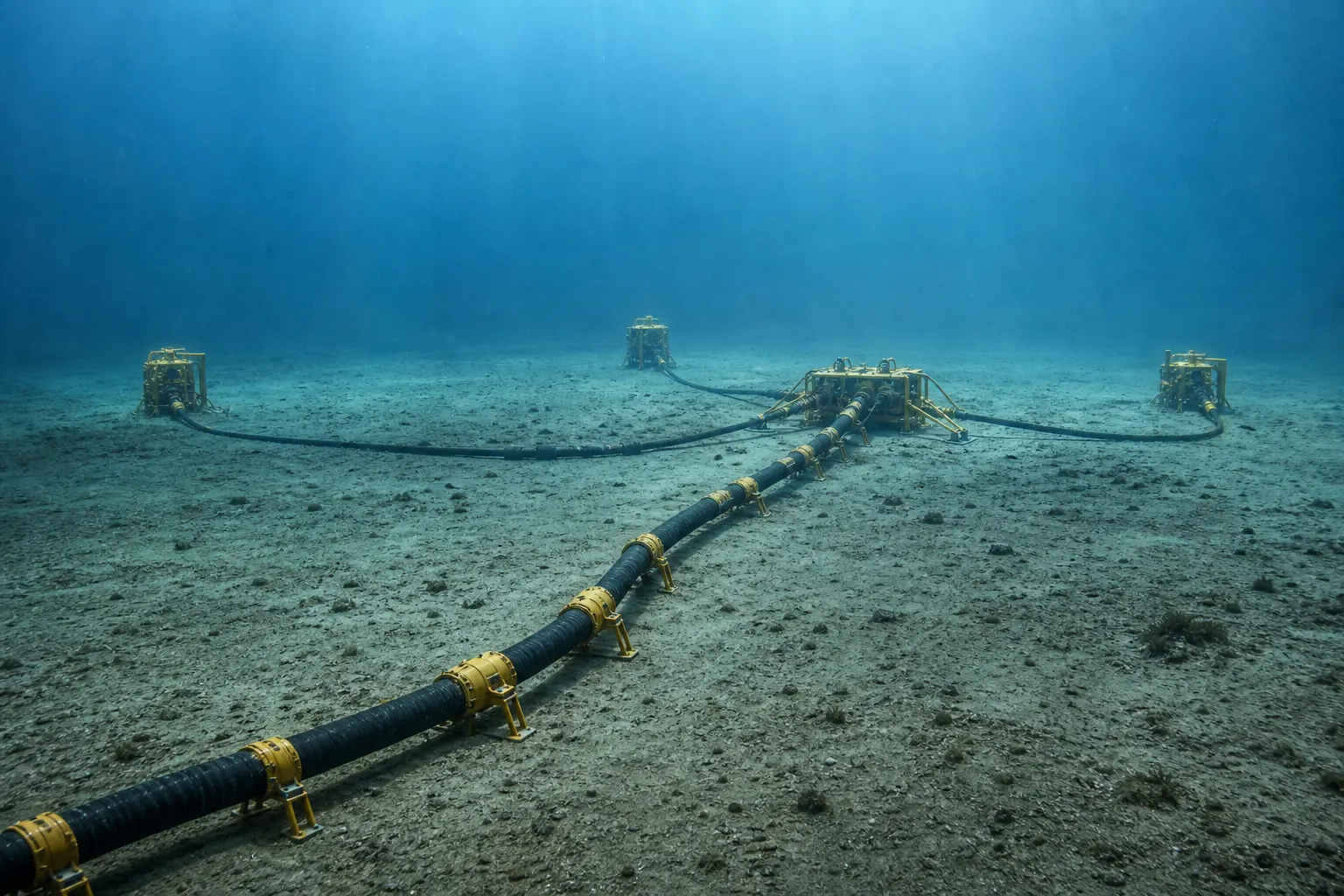 Infrastruktur umbilical subsea untuk proyek commissioning cocktail stick